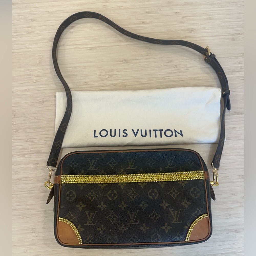 Custom LV Compiegne converted crossbody 💎